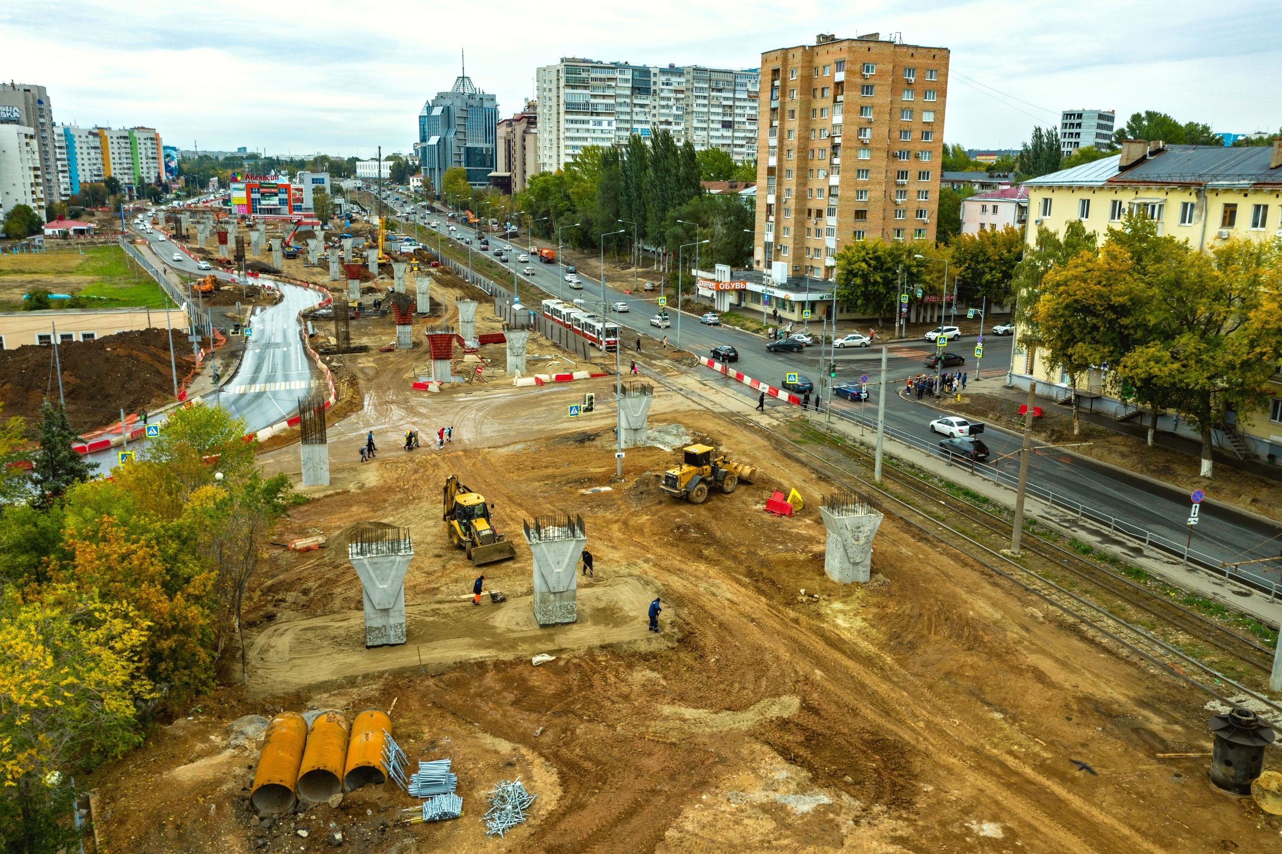 В Самаре отремонтировали 17 дорог, примыкающих к зоне строительства  развязки на Ново-Садовой - KP.RU